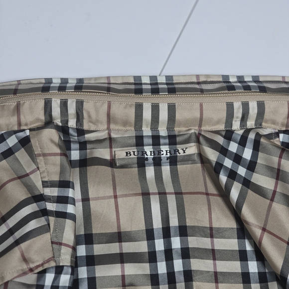 Burberry Golf Zip-up Nova Check Windbreaker Mesh Sports Jacket With Hidden Hood - Picture 9 of 16